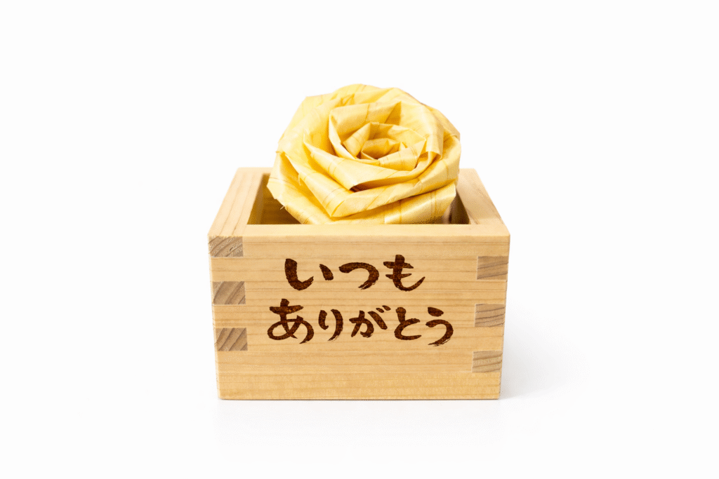 国産檜の木製枡ギフト 焼印入り｜法人向けOEM・旅館記念品